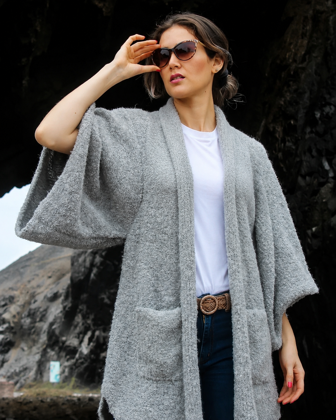 Lorena Baby Alpaca Kimono