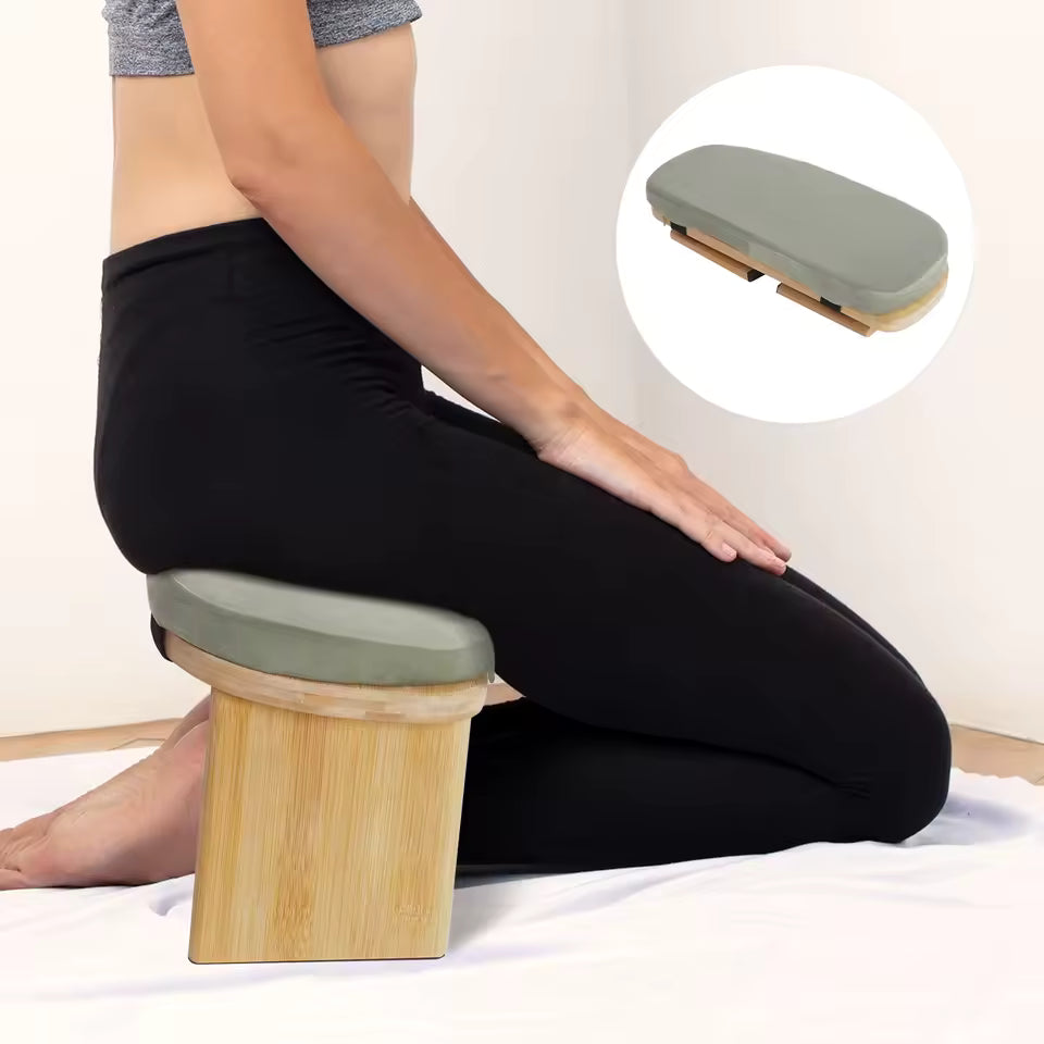 Foldable Meditation Bench Kneeling Meditation Stool for Home Kneeler Meditations
