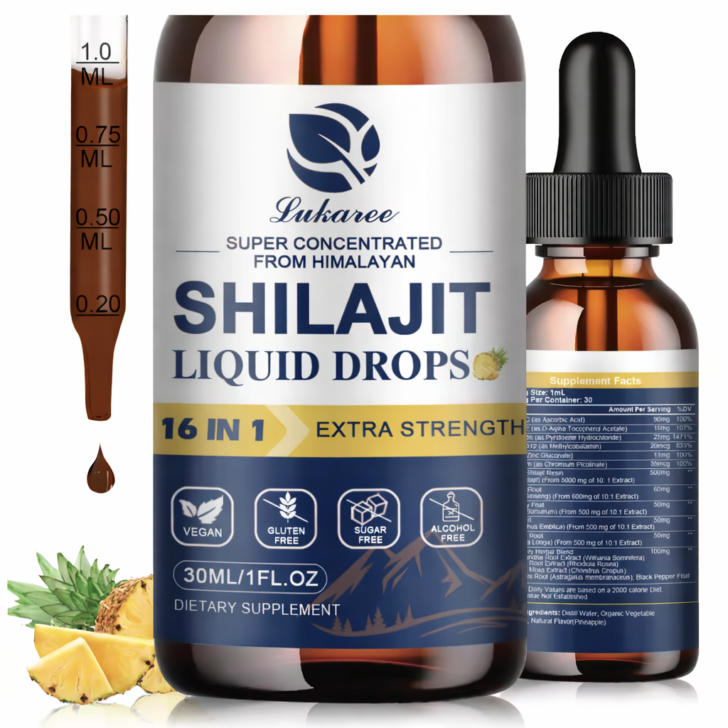 Lukaree Cognitive & Immunity Shilajit Drops
