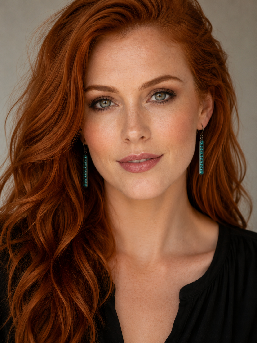 Hematite Crystal Caviar Stick Earrings