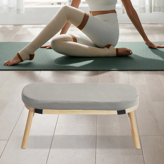 Foldable Meditation Bench Kneeling Meditation Stool for Home Kneeler Meditations Yoga Prayer Coffee/Gray/Green