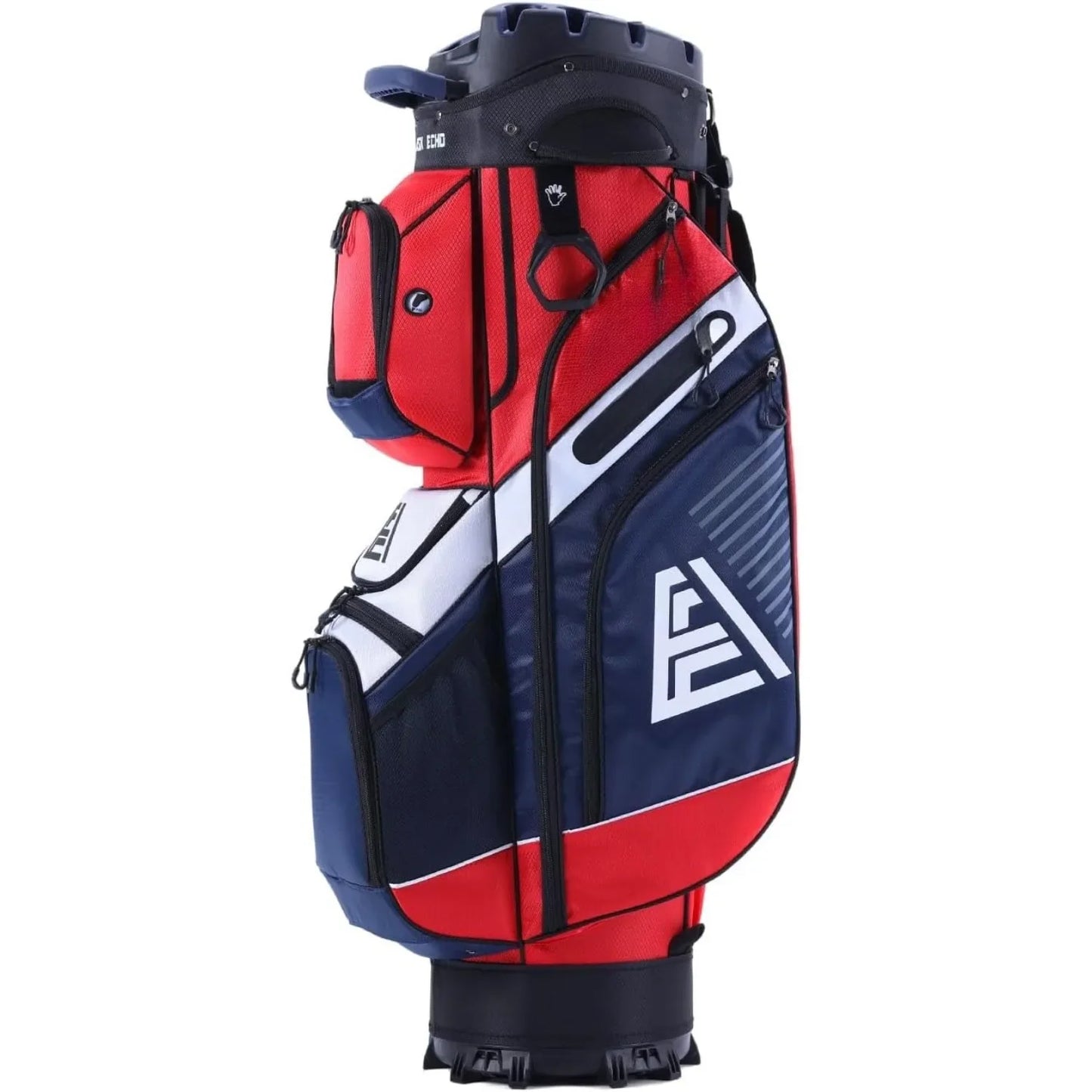 T-Lock Golf Cart Bag with 14 Way Organizer Divider Top, Premium Cart Bag with Handles and Rain Cover for Men