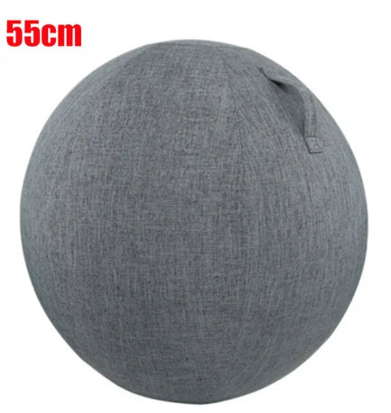 55/65/75cm Yoga Ball Protective Cover Gym Workout Balance Ball Cover for Yoga Pilates Sitting Ball Dustproof Protector Slipcover
