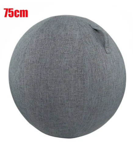 55/65/75cm Yoga Ball Protective Cover Gym Workout Balance Ball Cover for Yoga Pilates Sitting Ball Dustproof Protector Slipcover