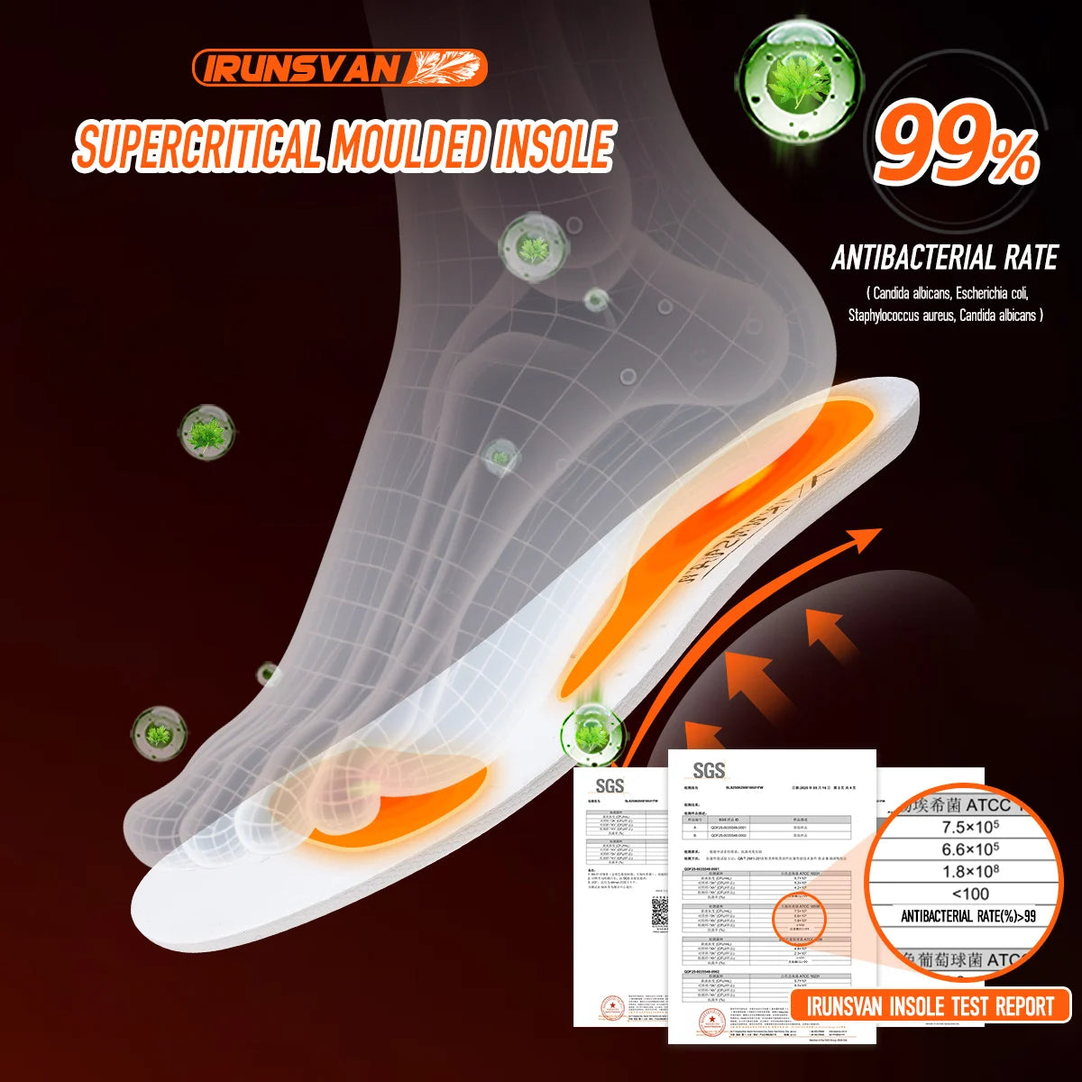 IRUNSVAN Carbon Plate Running Shoes Marathon Sports Test Shock Absorbent Breathable Sports Shoes for Men and Women 125
