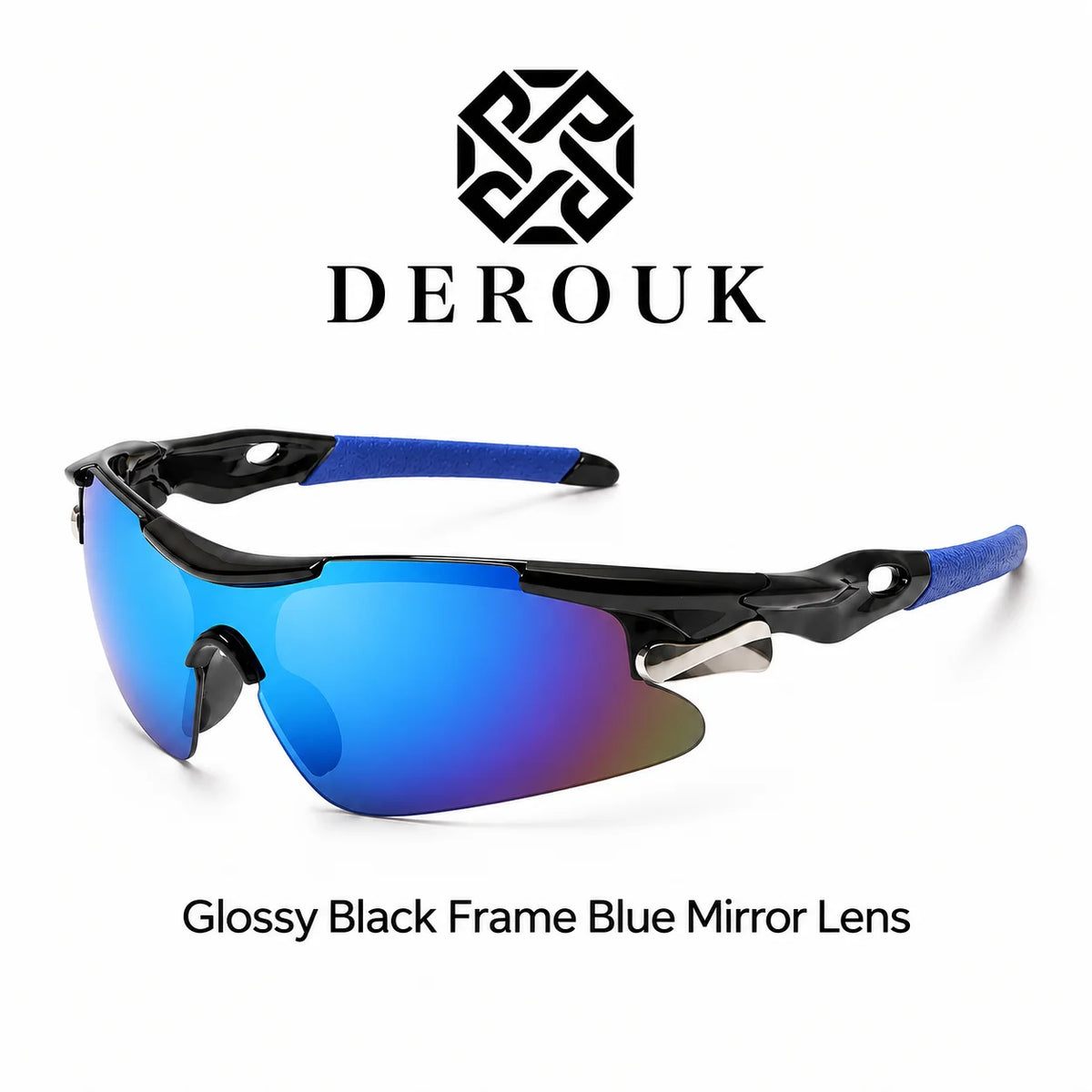 Polarized Sports Sunglasses Men Women UV400 Cycling Sunglasses Windproof Cycling Glasses Road Mountain Bike Running Hiking MTB