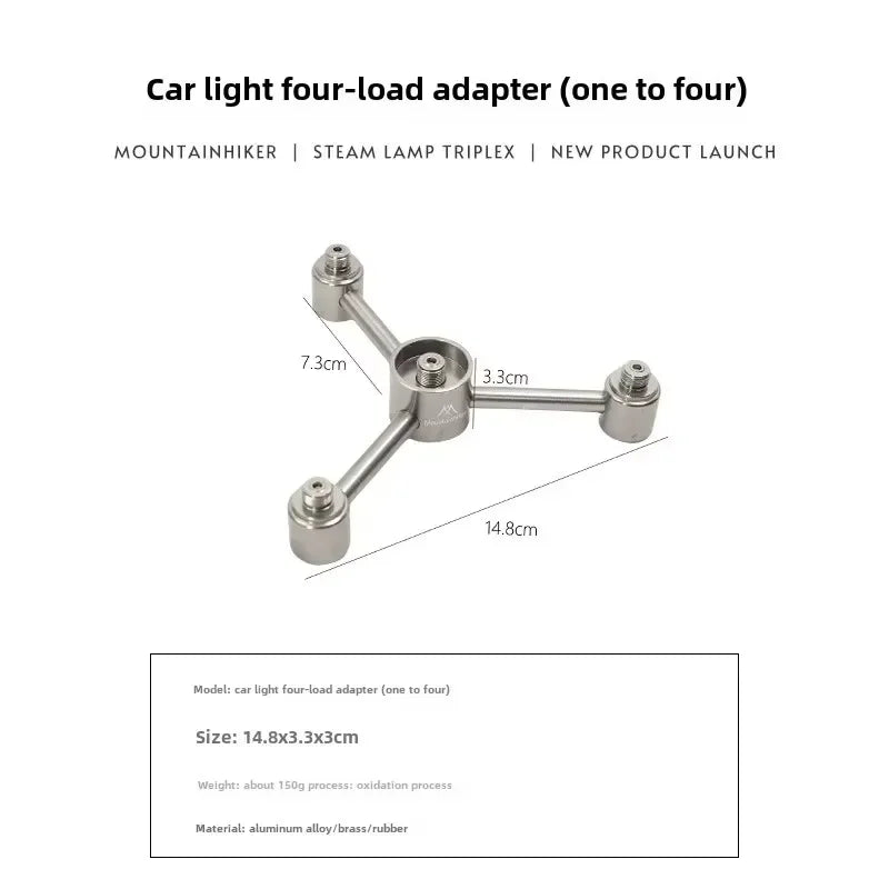Mountainhiker Outdoor Gas Light Set Picnic Camping Retro Decorative Ambience Light Creative Emotional Desktop Bedside Gas Light