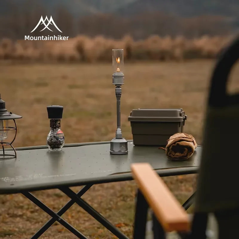 Mountainhiker Outdoor Gas Light Set Picnic Camping Retro Decorative Ambience Light Creative Emotional Desktop Bedside Gas Light
