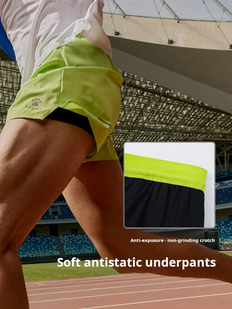 Kelme Women's Marathon Shorts Yoga Quick-drying Three-quarter Pants Professional Fitness Sports Shorts Outdoor Running Pants
