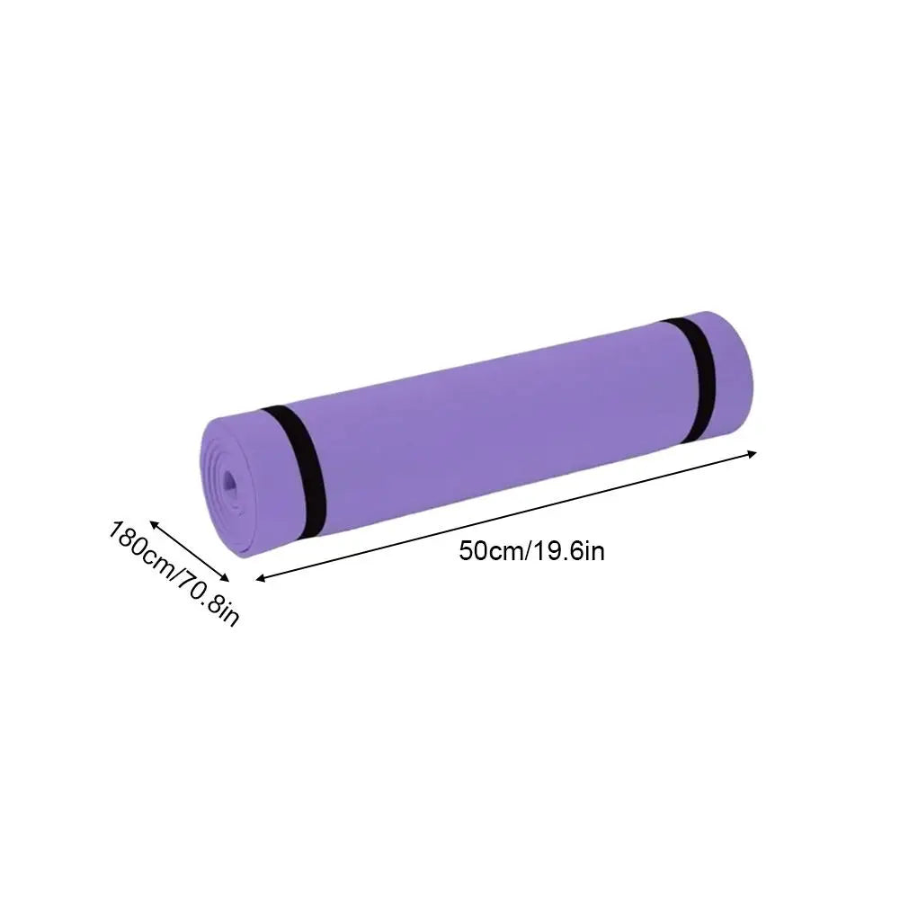 1Pc Exercise Yoga Mat Foldable Pilates Fitness Mat Thickened Comfortable Foam Workout Mat Portable Travel Fitness Exercise Pad