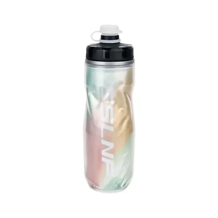 Insulated Cold Cycling Water Bottle Portable MTB Bottle Ultralight Dustproof Sports Bottle 610ML Big Capacity Drinking Bottle