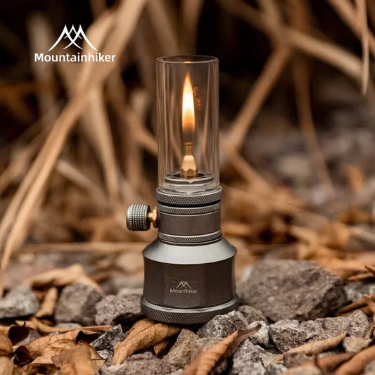 Mountainhiker Outdoor Gas Light Set Picnic Camping Retro Decorative Ambience Light Creative Emotional Desktop Bedside Gas Light