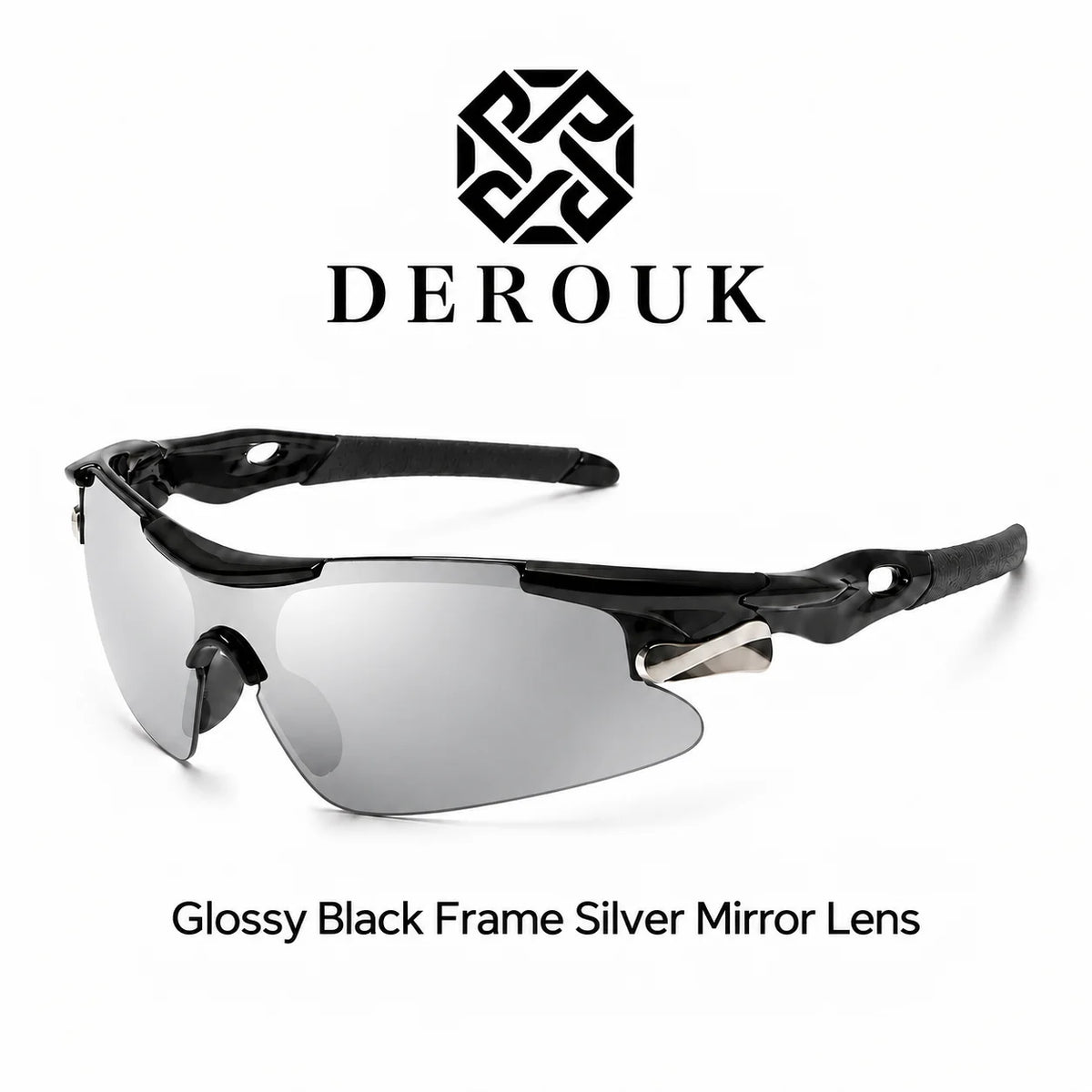 Polarized Sports Sunglasses Men Women UV400 Cycling Sunglasses Windproof Cycling Glasses Road Mountain Bike Running Hiking MTB