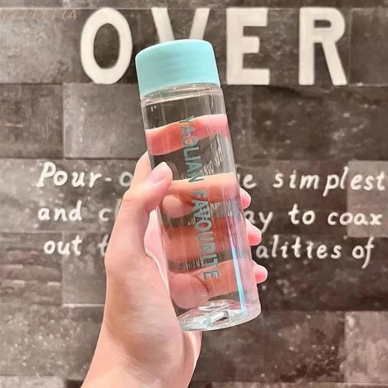 Anti-Drop Outdoor Drinking Water Bottle for Picnics Travel 200ML Cartoon Pattern Portable Plastic Cup