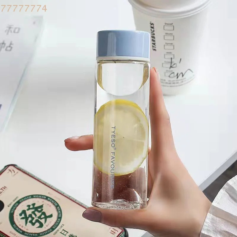 Anti-Drop Outdoor Drinking Water Bottle for Picnics Travel 200ML Cartoon Pattern Portable Plastic Cup