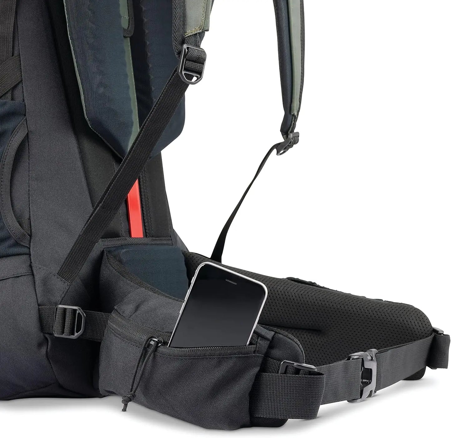 60L Hiking Backpack with Hydration Sleeve, Water Repellent, for Camping & Traveling