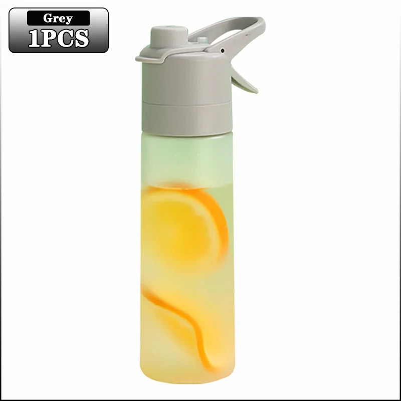 1-4PCS Spray Sports Water Bottle with Handle Unisex Portable Outdoor Fitness Mist Sprayer Reusable BPA Free Gift for Men Women