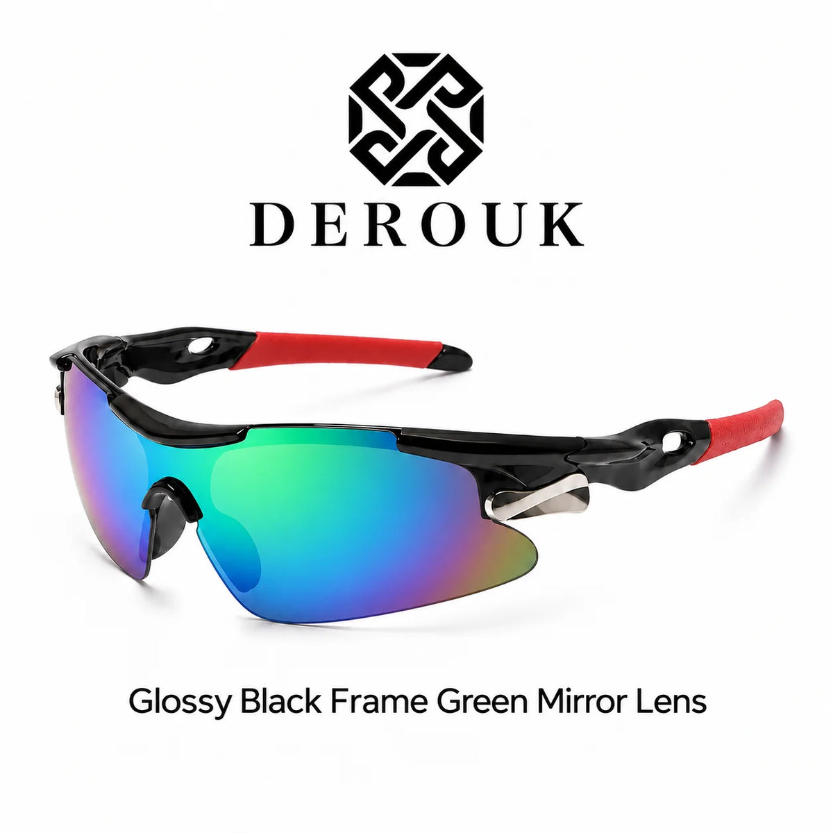 Polarized Sports Sunglasses Men Women UV400 Cycling Sunglasses Windproof Cycling Glasses Road Mountain Bike Running Hiking MTB