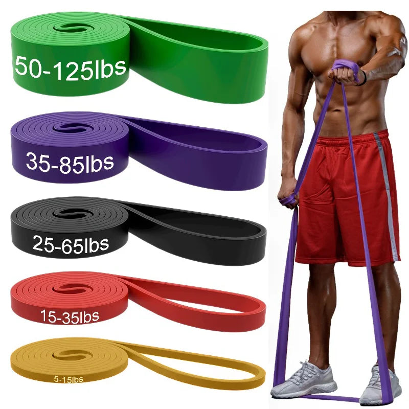 5~150lbs Gym Resistance Bands Set Agility Training Kickboxing Training Yoga and Pilates Accessories Fitness Equipment CrossFit