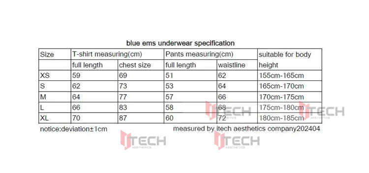 blue ems training suit lyocell polypropylene polyamide elastan ems underwear ems vest training suit ems undergarment base layer