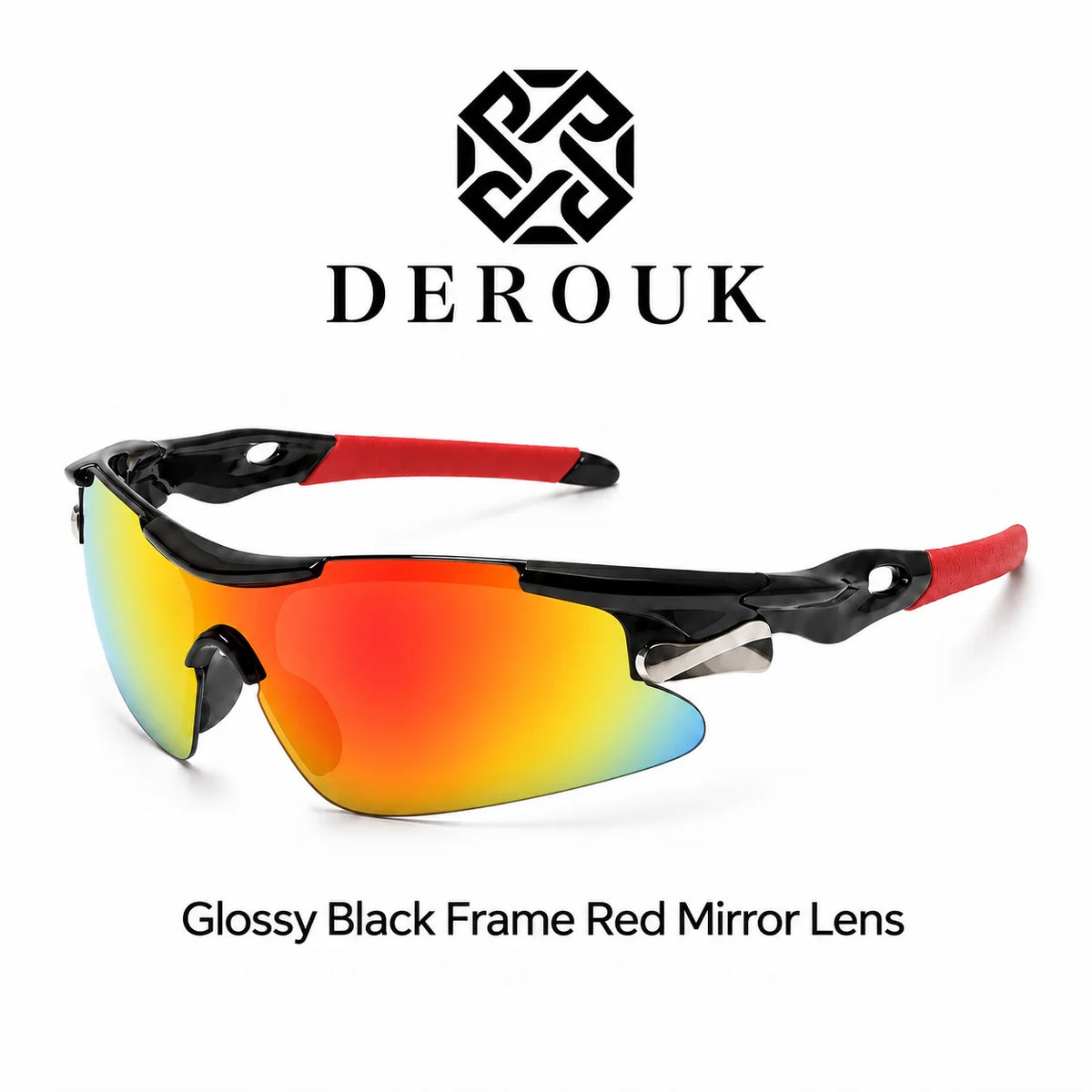 Polarized Sports Sunglasses Men Women UV400 Cycling Sunglasses Windproof Cycling Glasses Road Mountain Bike Running Hiking MTB