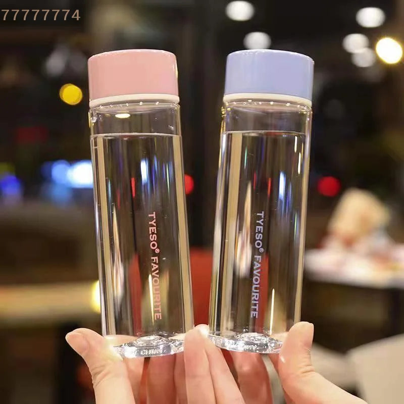 Anti-Drop Outdoor Drinking Water Bottle for Picnics Travel 200ML Cartoon Pattern Portable Plastic Cup