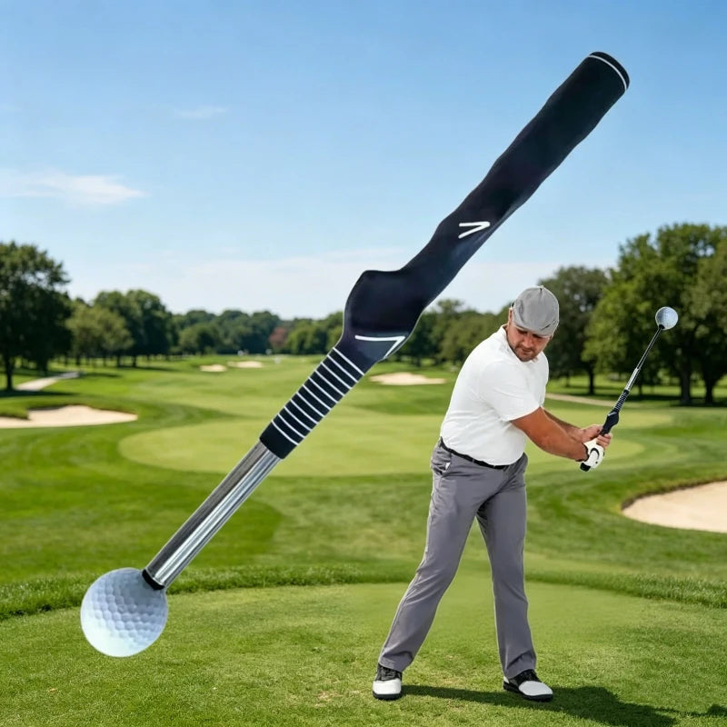 Golf Swing Trainer Aid Stick Left-handed Golf Swing Practice Practice Corrector Stick Telescopic Posture Exercise Golf Tool Aid