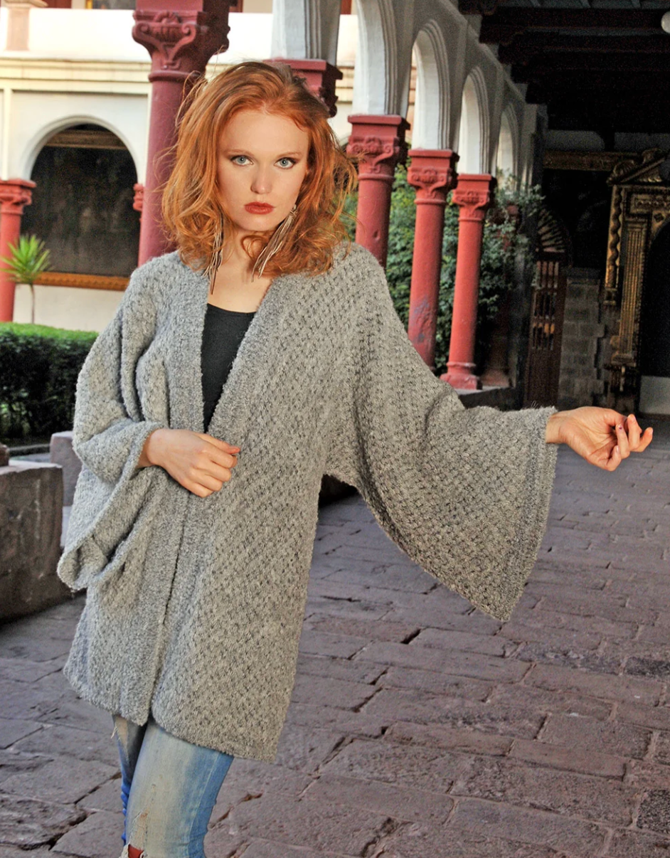 Kimono Alpaca Cardigan