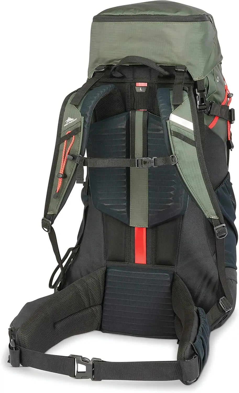 60L Hiking Backpack with Hydration Sleeve, Water Repellent, for Camping & Traveling