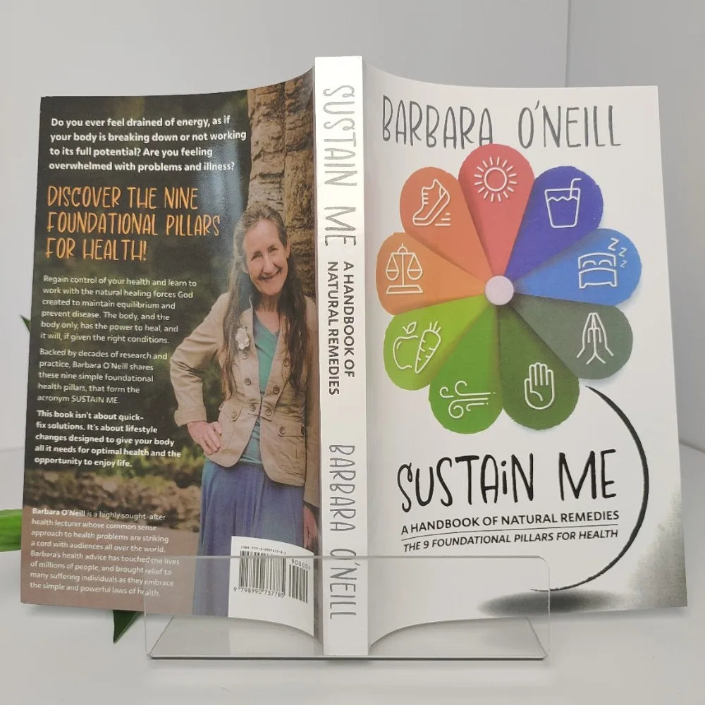 Sustain Me Barbara O'Neill Natural Health English Paperback 9 Foundational Pillars Holistic Wellness Guide Free Shipping
